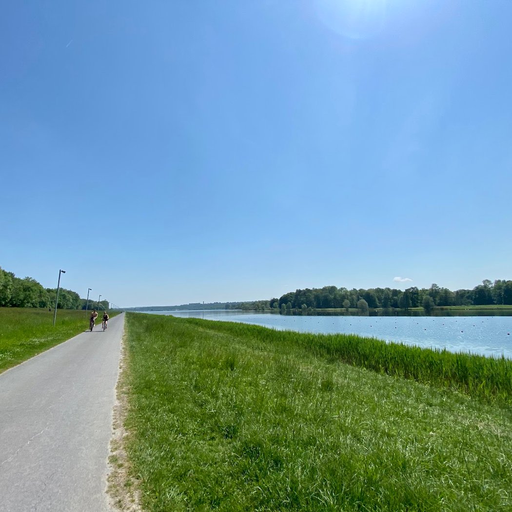 Accès au Lac de Chelles-Vaires par les bords de Marne de Chelles. 1